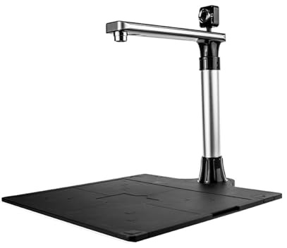 Dokumentkamera overhead-skanner, bärbar 10MP högupplöst fångststorlek A3 Multi-Language OCR USB DOC CAM, Bokskanner för Windows