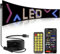 YAYZA! Mehrzweck LED Laufschrift, RGB Programmierbares Flexible LED Matrix Display Panel, 595x120MM Panel Unterstützung Text für Party, Shop Werbetafel, Auto, LKW