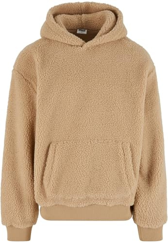 Urban Classics Sweat à Capuche surdimensionné en Peluche, Beige uni, M