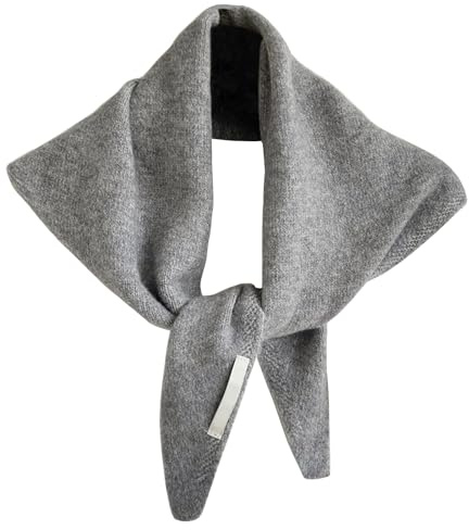 Lodoot Scialle a maglia per ufficio casa sciarpa traspirante per la testa scaldacollo per il viaggio tutto abbinabile maglieria accessorio per donna sciarpa in lana a maglia bandana
