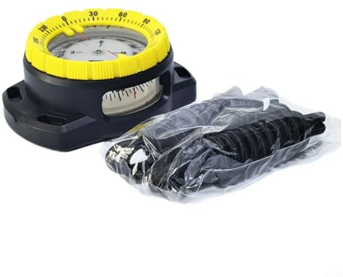 Alanmoship 1 Pack Wrist Mounted Scuba Diving For COMPASS Waterproof 50M Luminous For DIAL Side View Window For Underwater Navigation Hiking Camping Grey(C)