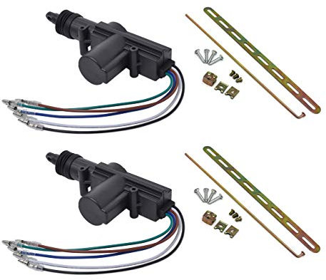 CARVIYA 2 Paket 2 Stücke Universal Auto Heavy Duty Power Türschloss Aktuator Motor Professionelle 5 Drähte DC 12 V Auto Zentralverriegelung Motor