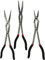 KS Tools 500.7260-TD Aktion Doppelgelenk-Zangen-Satz, Schwarz Rot, XL, 3-TLG, XL, 3-Tlg.