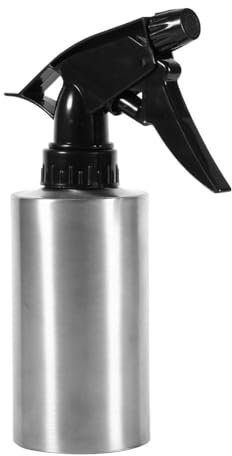 Sprühflasche Pflanzen, Sprühflasche aus Edelstahl Sprühflasche leer Blumensprüher Wassersprühflasche Handpress Zerstäuber für Wasser, Essig, Sojasauce(550 ml)