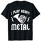 I Play Heavy Metal Waldhorn Hornist Geschenk Horn Jagdhorn T-Shirt