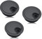 Fsclvy 50mm Metal Computer Grommet - 3pcs Desk Cable Management Cover for Office and Computer Desk Wires - Brushed