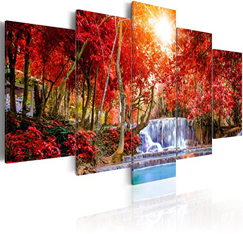 murando - Quadro Acustico 5 pezzi schiuma acustica Quadri Moderni Grandi - Camera da Letto Matrimoniale - Stampa su Tela - Pannelli Fonoassorbenti Decorativi - Fonoassorbente Acustiche