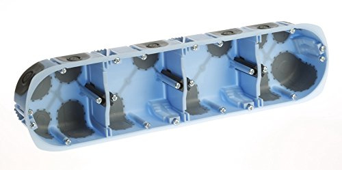 Boite de raccordement Air'métic Eur'Ohm - 4 postes - Ø67mm - prof. 50 mm