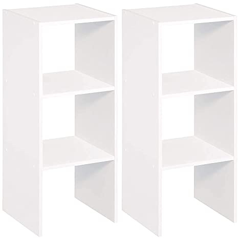 ClosetMaid Vertical Cube Organizer, White (3 Pack)