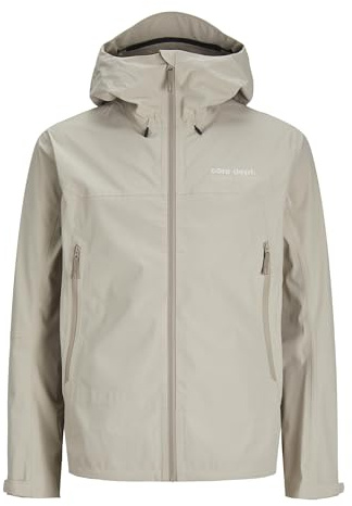 Jack & Jones JCOTRAIL Shell Jacket LN Chaqueta softshell para hombre, Crockery, M, Vajilla, M