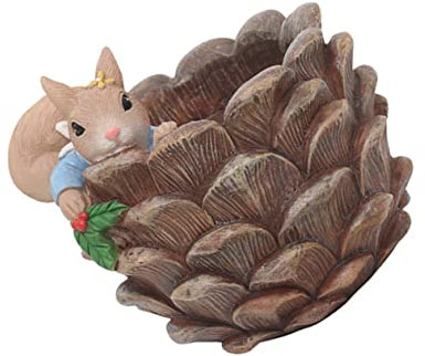 Toddmomy kakteendünger wundermuschel fensterschaber fensterleisten blumentöpfe übertopf plantafel Schreibtisch deko heimischer Blumentopf künstlerischer Blumentopf Kleine Tiere Eichhörnchen