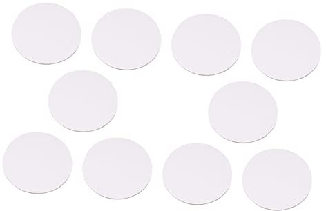 CORHAD 10 Stück Runde Ölmalbretter Aus Reiner Baumwolle Leinwand 10cm ø Künstler Maltafel Für Öl Acryl Tempera Malutensilien Für Studenten Und Amateure