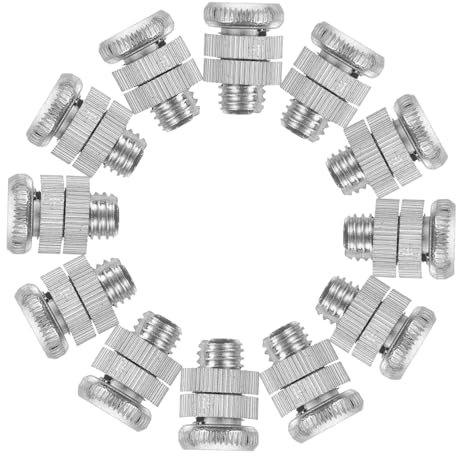 ibasenice 12pièces Lot de Pinces De Jonction pour Clôture Électrique Connecteurs à Boulon Accessoires pour Jardin Agricole Réutilisables Et Solides