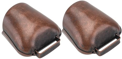 ULTECHNOVO Campanella Campane Bestiame Bronzo Rame 2 Pezzi, Taglia l 62g, Dispositivo Anti-smarrimento per Cavalli e Mucche, Accessori per Allevamento Animali