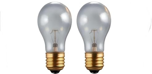 GQAQZQ Food Warming Heat Lamp Bulbs, 40W Shatterproof Safety Coated, Compatible with Hatco 02.30.265, 120V/130V, 2-Pack