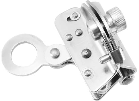sodeber Dispositivo autobloccante per Fune Sicurezza Salita Dispositivo autobloccante per Fune per Costruzioni Protezioni per Attrezzature con Blocco Sicurezza a Singolo in Alluminio