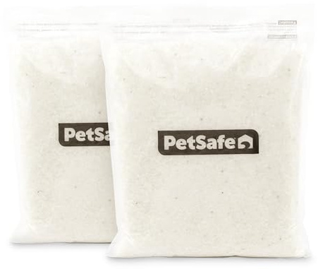 PetSafe ScoopFree Premium Crystal Cat Litter - Outperforms Clay Litter - Refill Packs - Reusable Tray Compatible - Fragrance Free - 4.3 lb Bags - 2 Pack