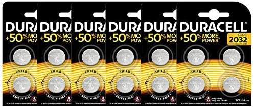 Duracell Batterie a bottone al litio 2032 da 3 V, confezione da 6 confezioni da 4 batterie (totale 24 batterie)