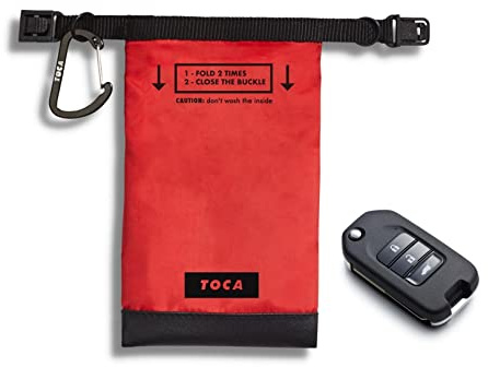 TOCA Stöldskyddsväska för bil, låda och bur, wifi/GSM/Bluetooth signalblockering, keyless go, skyddsfodral