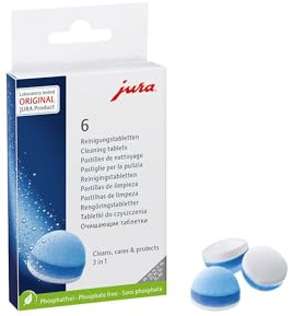 Jura 3-Phase Espresso Cleaning Tablets (6 Count)