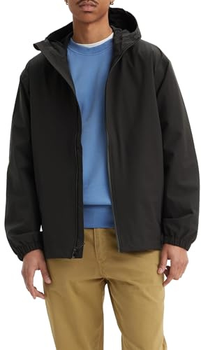 Levi's Giacca da uomo Lw Packable Rain Jacket, nero, L