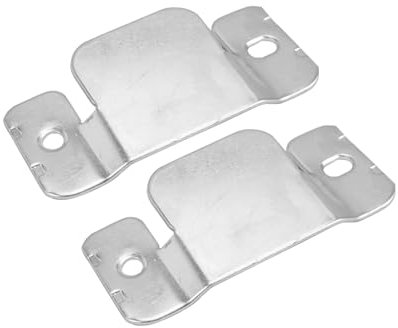 Dreamil Großer Sofa Verbinder 2 Stück Möbelverbinder mit 4 Schrauben Universal Edelstahl Couch Verbinden Möbel Anschluss Verriegelung Couch Halterungen (Silber)