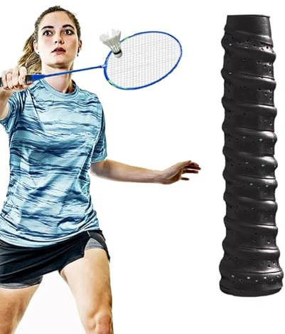 Racket Grip Tape Tennis Racket - Super absorbant Badminton Handle Wrap | Surgrip antidérapant, ruban de poignée de tennis résistante à la transpiration pour le confort et le contrôle, s'adapte au tenn