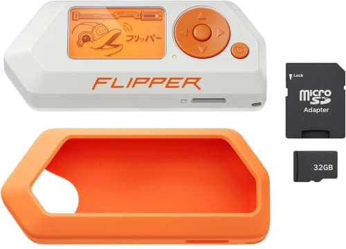 Flipper Zero Basic Kit - Flipper Zero | Silicone Case | 32GB Micro SD Card up to 120MB/s | MicroSD to SD Adapter