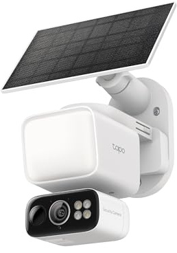 Tapo C615F KIT 360° strålkastare kamera | solcellsövervakningskamera utomhus med batteri | 2K 3 MP | AI-detektering | 24/7 inspelning | 2-vägs ljud | Lokalt MicroSD & Cloud | Kompatibel med Alexa