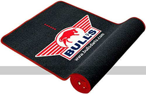 Bulls Dartteppich mit Oche 300x65 cm (schwarz/rot)