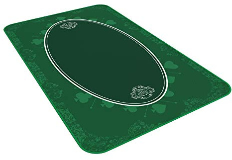 Bullets Playing Cards, Tapis de table universel pour jeux de société et de cartes, tapis de jeu, 100 x 60 cm, vert