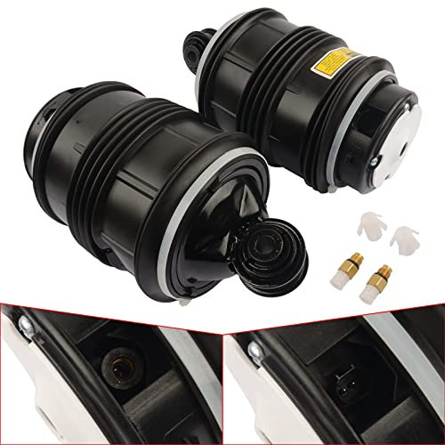 Bisenya Hinten Luftfeder Luftbälge 2Stück 2Pins mit Einbauanleitung Ersatz für Wagen E-Klasse T-Modell S211 E320 E350 E500 E55 AMG 2113200925 A2113200925