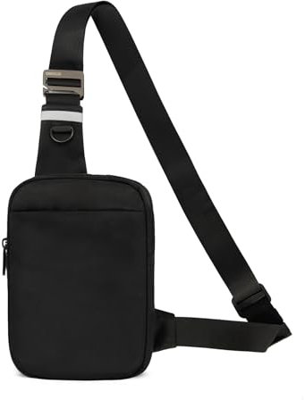 OSOCE Umhängetasche Herren Brusttasche Klein mit RFID Schultertasche Wasserdicht Sling Chest Bag Diebstahlsicher Crossbody Bag für Reisen Outdoor-Sportarten wandern