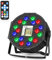 MOSFiATA Focos LED RGB con Luz Estroboscópica Luces DMX para Fiesta Discoteca Celebraciones Escenarios
