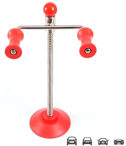 Lumirio Soporte para volante de 15 pulgadas, herramienta de alineación ajustable para coche, bloqueo de rueda automático para coches, camiones, furgonetas y SUV