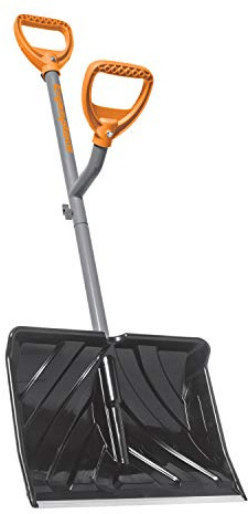 ErgieShovel ERG-BWRK16 Strain Reducing Steel Impact Resistant Bow Rake, Snow Shovel