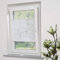 DECOLIA by Garesa Fenster Klemmfix Plissee ohne Bohren 110 x 130 cm Burnout Streifen, Weiß - Lichtdurchlässiger Fenster Sichtschutz und Fenster Deko, Faltrollo