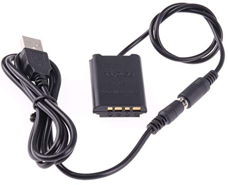 FOTGA DK-X1 DC Koppler Dummy Batterie NP-BX1 Decodierte Dummy Akku + 5V 2A USB Kabel für Sony Cybershot DSC-RX1R RX100 II III IV V VI HX50 HX90 HX300 WX300 WX350 WX500 ZV1