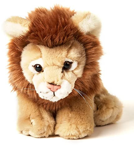 Uni-Toys - Löwe, sitzend - 19 cm (Höhe) - Plüsch-Wildtier - Plüschtier, Kuscheltier