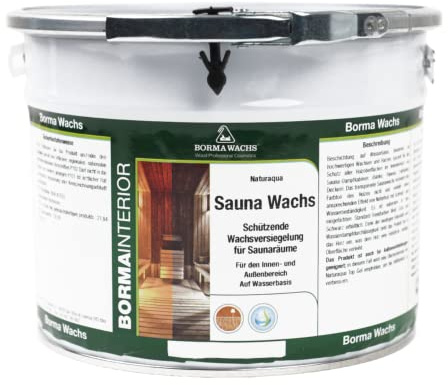 BORMA Sauna Wachs 2,5 Liter RAL 9002