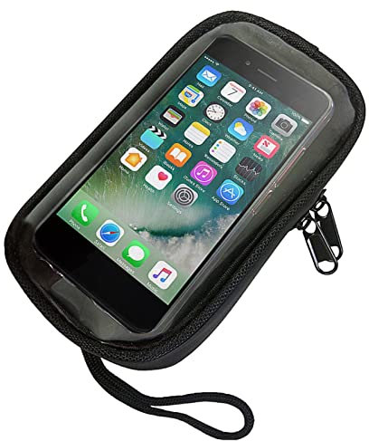 Motorcycle Fuel Tank Bag, Tankrucksack Tankrucksack Satteltasche, Motorrad-Handytasche Mit Magnetischer Adsorption, Durchsichtige Mobile Tasche Mit Reserviertem Wagenheber Für Camping, Wandern