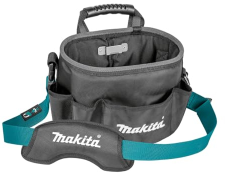 Makita E-15447 Aufbewahrungstasche mit 7 Außentaschen, 11 Taschen, Werkzeughalter, 350 x 175 x 225 mm