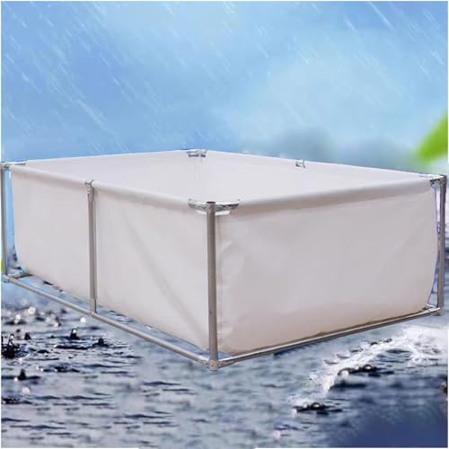 Pounjsd above ground pond, rectangular rectangle pool, preformed fish pond liner, fish tank with stand, shrimp tank, swimming pool rectangle, koi/aquatic pets/turtle, water storage 400 l tank