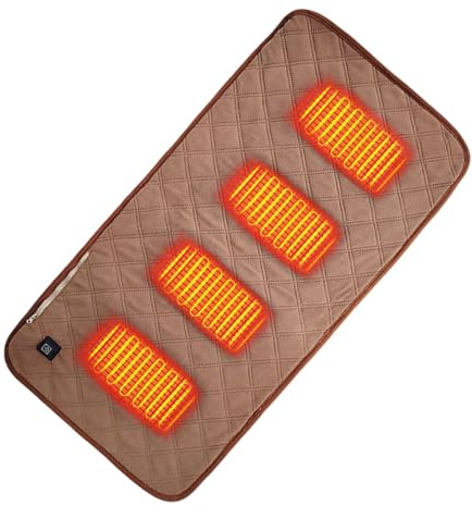 Biniveil Cojín Calefactable para Silla de Oficina, Cojín Calentador USB Suave para Asiento, Con 3 Modos Para Senderismo Estadio Dormitorio Gradas Exteriores Deportes Interiores Hogar Viajes Caza