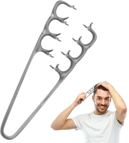 Puasok Pettine Volumizzante Capelli, Pettine Capelli per Texture Quad, Strumento Volumizzante per Radici, Uomini e Donne Accessorio per la Cura Del Parrucchiere, per Coprire le Cuciture