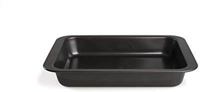 Excelsa Classic Baked Teglia Lasagnera 22 x 28 cm, Acciaio, Nero