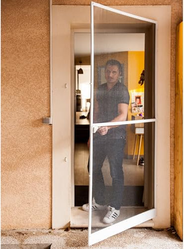WERKA PRO Porte moustiquaire Cadre alu 100 x 225 cm
