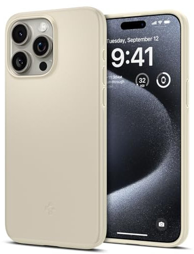 Spigen Thin Fit Schutzhülle für iPhone 15 Pro – Mute Beige