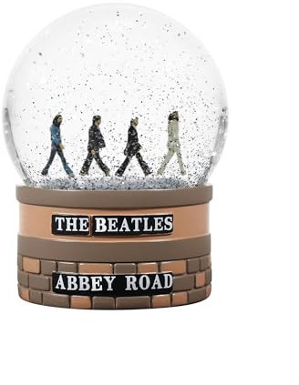 Half Moon Bay Boule à Neige Abbey Road | Boules à Neige The Beatles pour Adultes | Décorations de Noël insolites et décoration de Noël | Dôme à Neige Amusant | Cadeaux et Cadeaux musicaux des Beatles