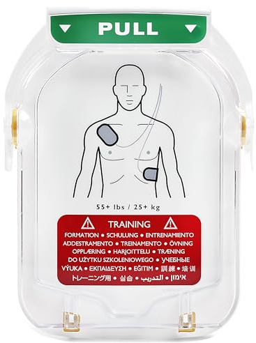 Philips HeartStart AED Defibrillator Replacement Adult Training Pads Cartridge, M5073A (Training Use Only)